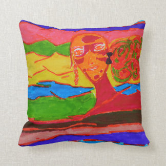 the future women throw pillow