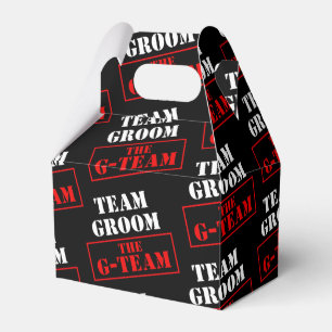 The G-Team Team Groom Gable Favor Box