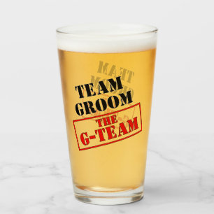 The G-Team Team Groom  Glass