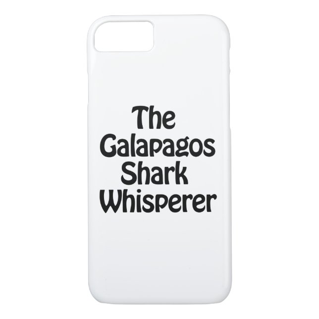 the galapagos shark whisperer Case-Mate iPhone case (Back)