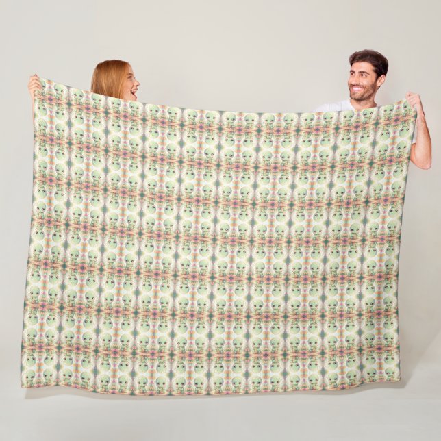 The Galaxy Wanderers of Nectar.1 Fleece Blanket (In Situ)