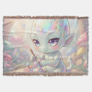 The Galaxy Wanderers of Nectar Throw Blanket