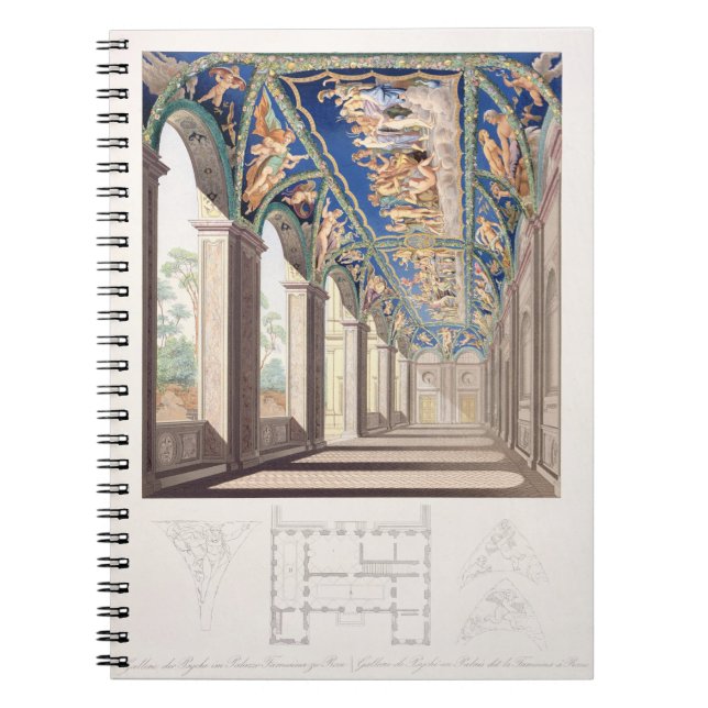 The Gallery of Psyche at the Villa Farnesina, Rome Notebook (Front)