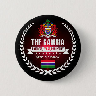 The Gambia 2 Inch Round Button