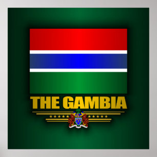 The Gambia Flag Poster