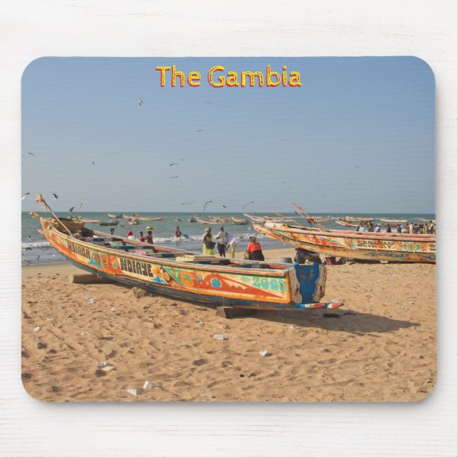 The Gambia Mouse Pad (Front)