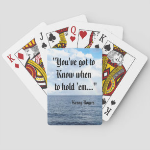 "The Gambler" Playing Cards