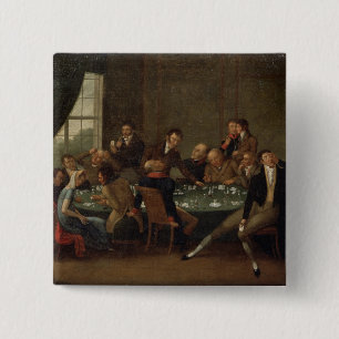 The Gambling House 2 Inch Square Button