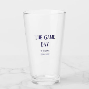 the game day football club match name year date glass