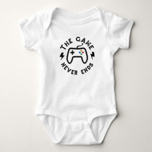 The Game never ends Baby Bodysuit