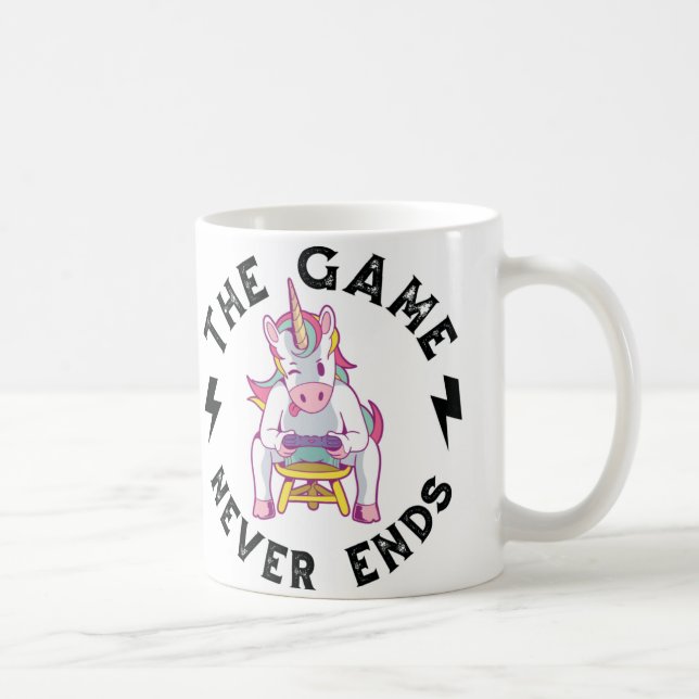 The Game never ends Coffee Mug (Right)