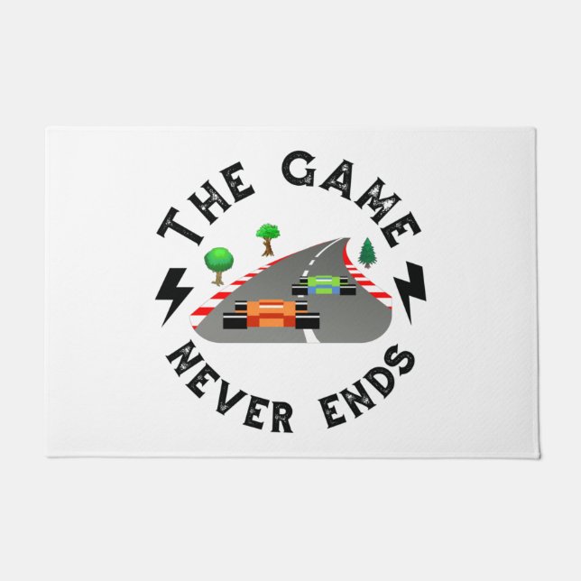 The Game never ends Doormat (Front)