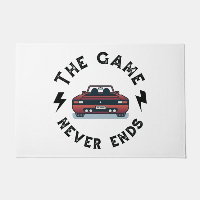 The Game never ends Doormat (Front)