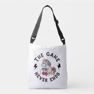 The Game never ends for Unicorns Crossbody Bag