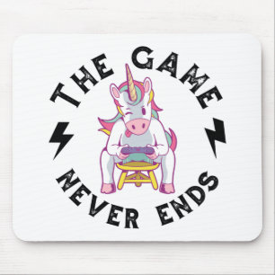 The Game never ends Mouse Pad