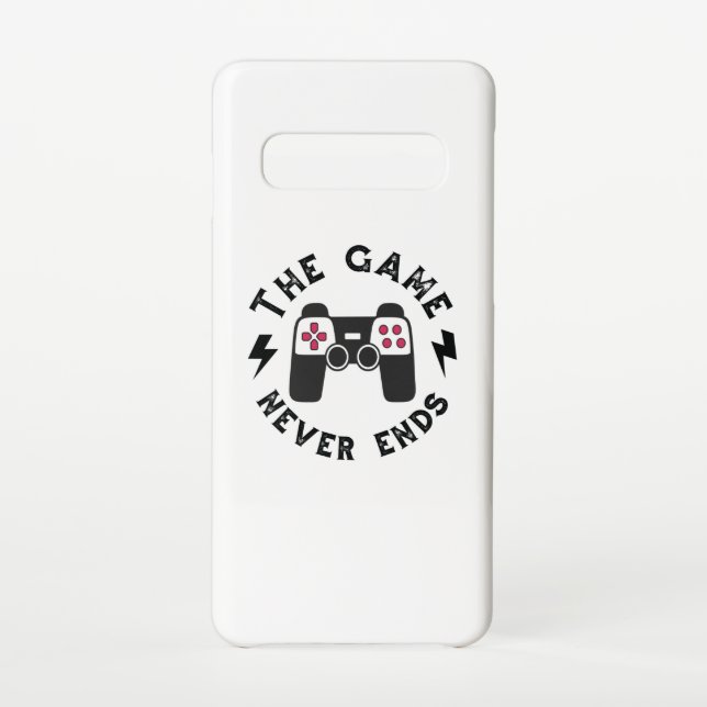 The Game never ends Samsung Galaxy Case (Back)