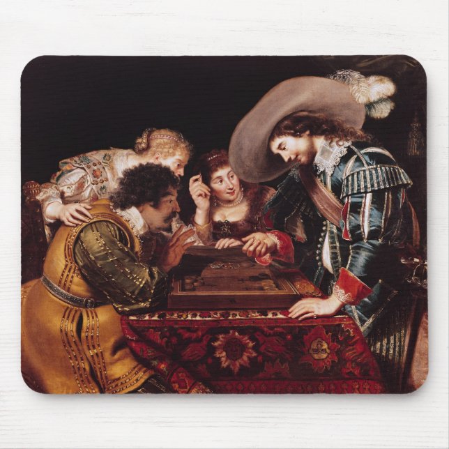 The Game of Backgammon Mouse Pad (Front)