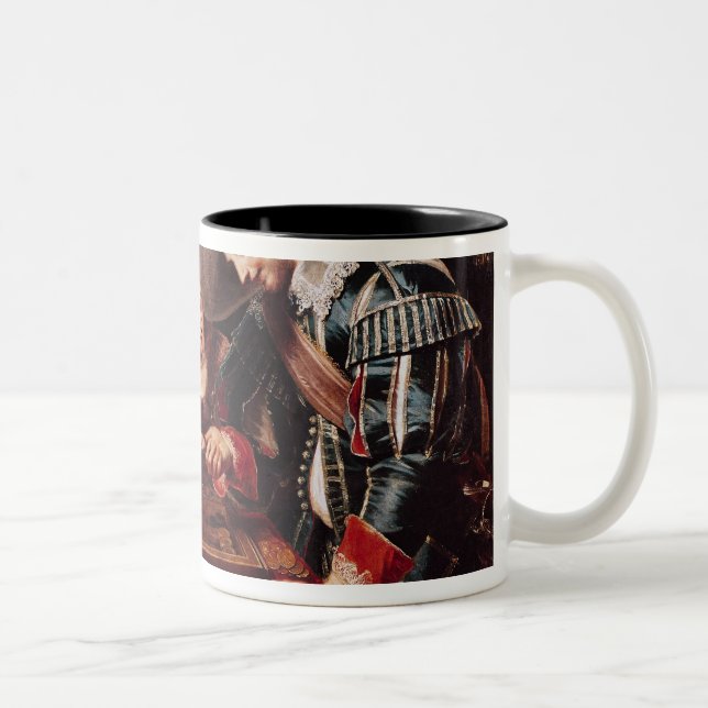The Game of Backgammon Two-Tone Coffee Mug (Right)