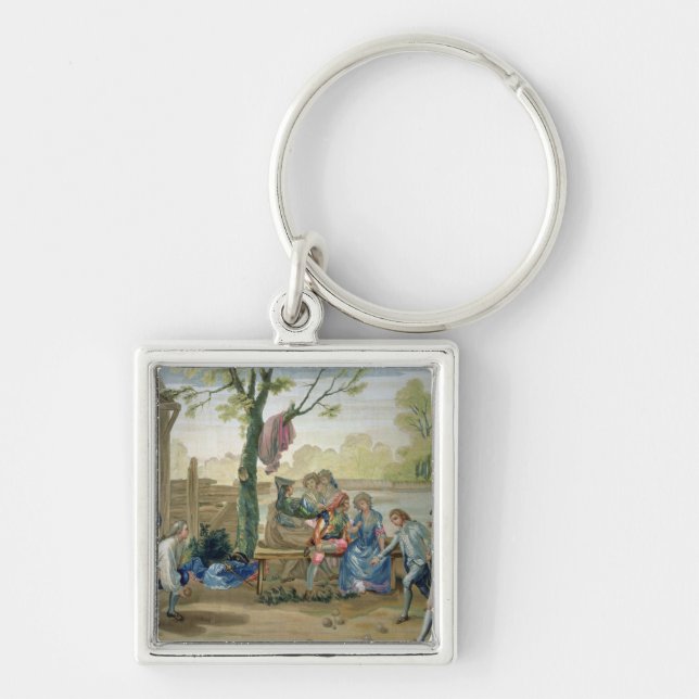 The Game of Bowls Keychain (Front)