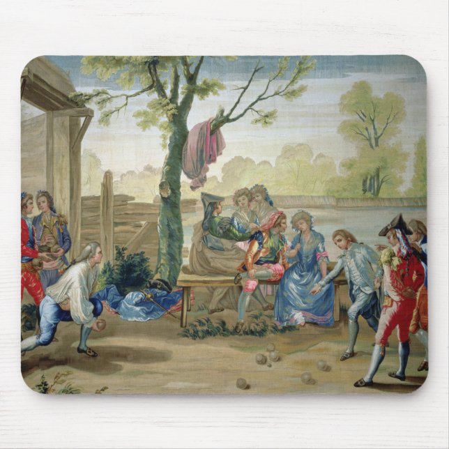 The Game of Bowls Mouse Pad (Front)