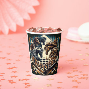 The game of knights – chess meets fantasy paper cups