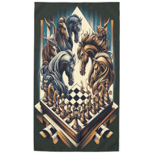 The game of knights – chess meets fantasy tablecloth