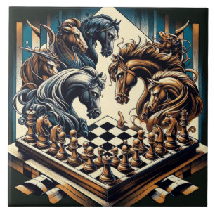 The game of knights – chess meets fantasy tile