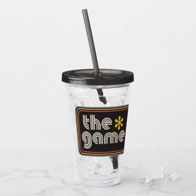 The*gameHERs Horizontal Logo Acrylic Tumbler (Front Ice)