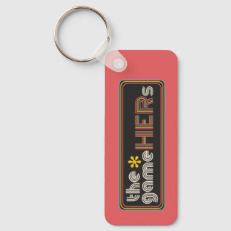 The*gameHERs Horizontal Logo Keychain