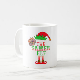 The Gamer Elf Christmas Family Matching Pajama Coffee Mug