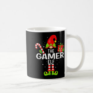 The Gamer Elf Family Christmas Pajama Xmas Coffee Mug