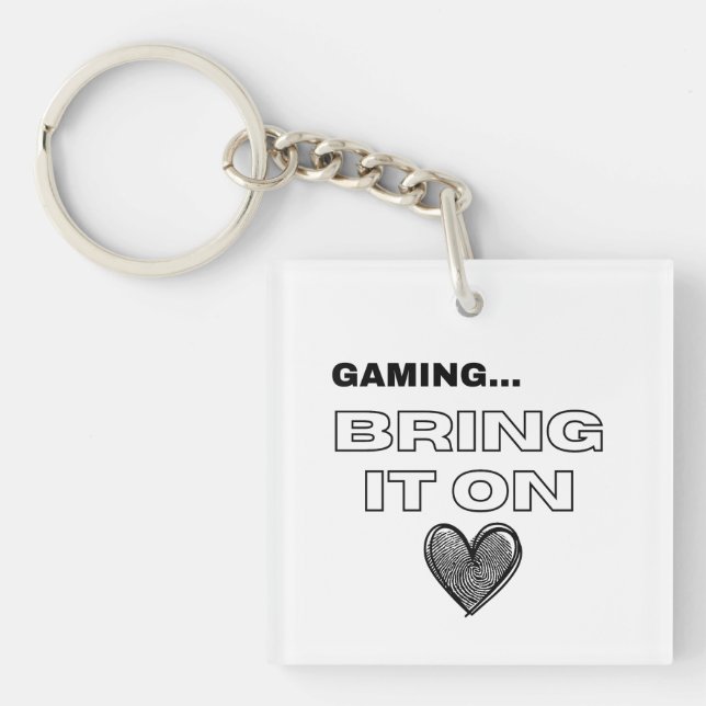 The Gamer  Keychain (Front)