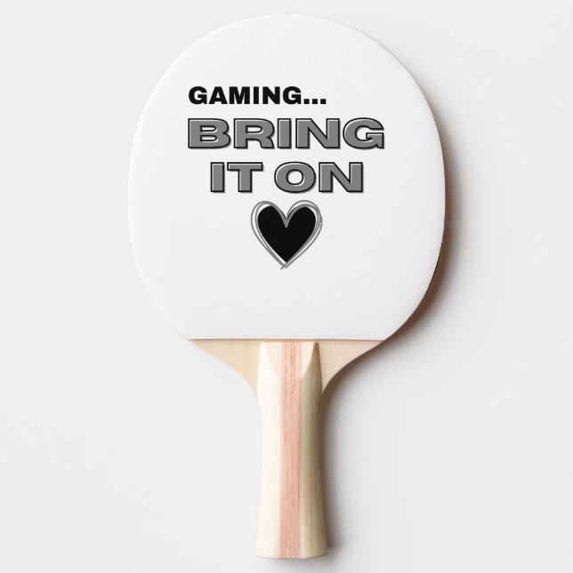 The Gamer  Ping Pong Paddle (Front)
