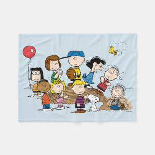 The Gang at the Pitcher's Mound Fleece Blanket