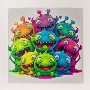 The Gang's All Here Rainbow Creatures Puzzle