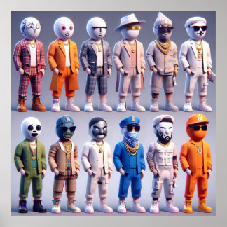 The gangsters Of Nfts  Poster