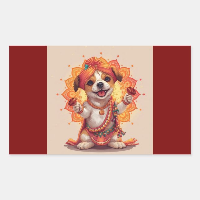The Garba Guardian Sticker (Front)