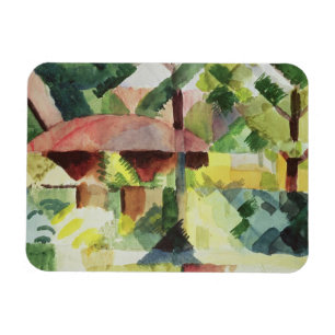 The Garden, 1914 (w/c on paper) Magnet