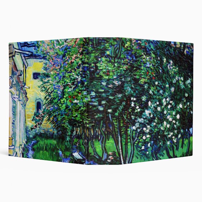 The Garden at the Asylum at Saint-Rémy, Van Gogh Binder (Background)
