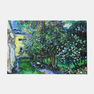 The Garden at the Asylum at Saint-Rémy, Van Gogh Doormat