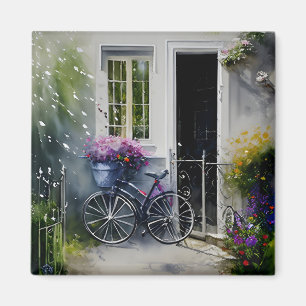 The Garden Bike Magnet