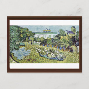 The Garden Daubigny By Vincent Van Gogh Postcard