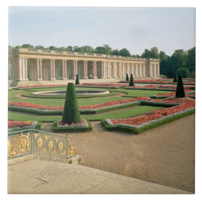 The Garden Facade of the Grand Trianon, 1687 (phot Tile (Front)