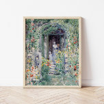 The Garden in Its Glory | Childe Hassam Poster<br><div class="desc">The Garden in Its Glory (1892) | Original artwork by American Impressionist painter Childe Hassam (1859-1935). The piece depicts abstract figures standing in a beautiful lush green garden with flowers.

Use the design tools to add custom text or personalize the image.</div>