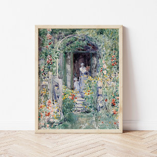 The Garden in Its Glory   Childe Hassam Poster