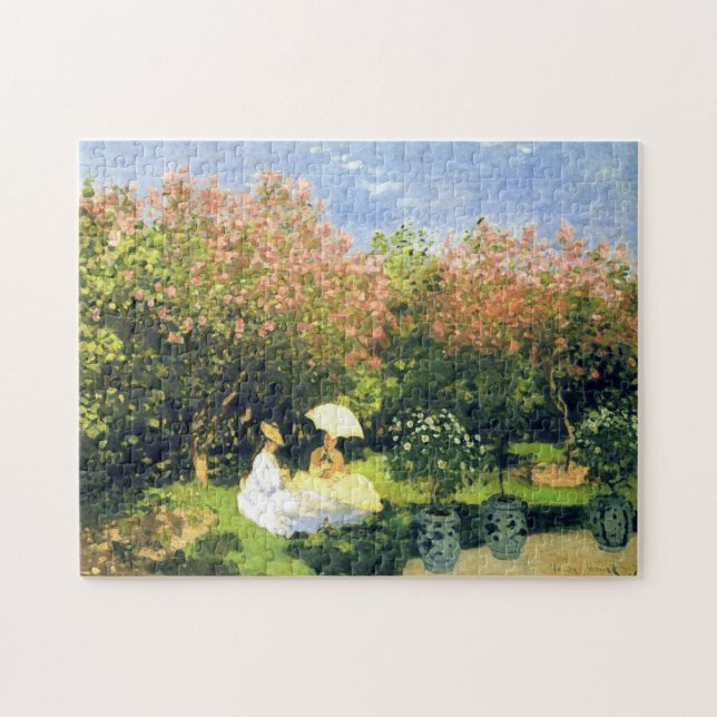 The Garden Monet Fine Art Jigsaw Puzzle (Horizontal)
