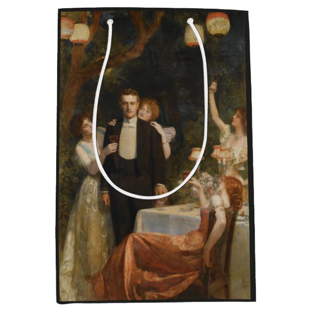 The Garden of Armida (by John Collier) Medium Gift Bag (Front)