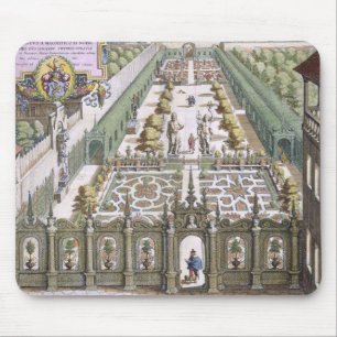 The Garden of Burgermeister Schwind, from 'Florile Mouse Pad