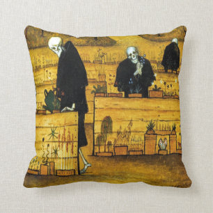 The Garden of Death by Hugo Simberg 1896 Throw Pillow