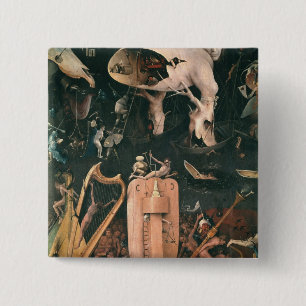 The Garden of Earthly Delights 2 Inch Square Button